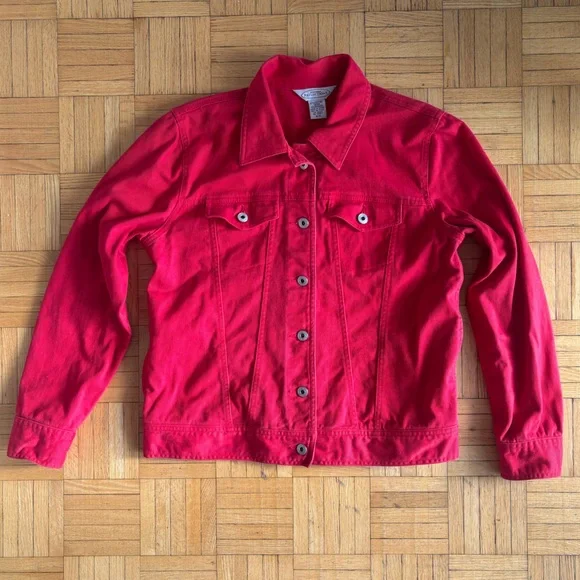 Vibrant Red Jacket - Picture 3 of 7